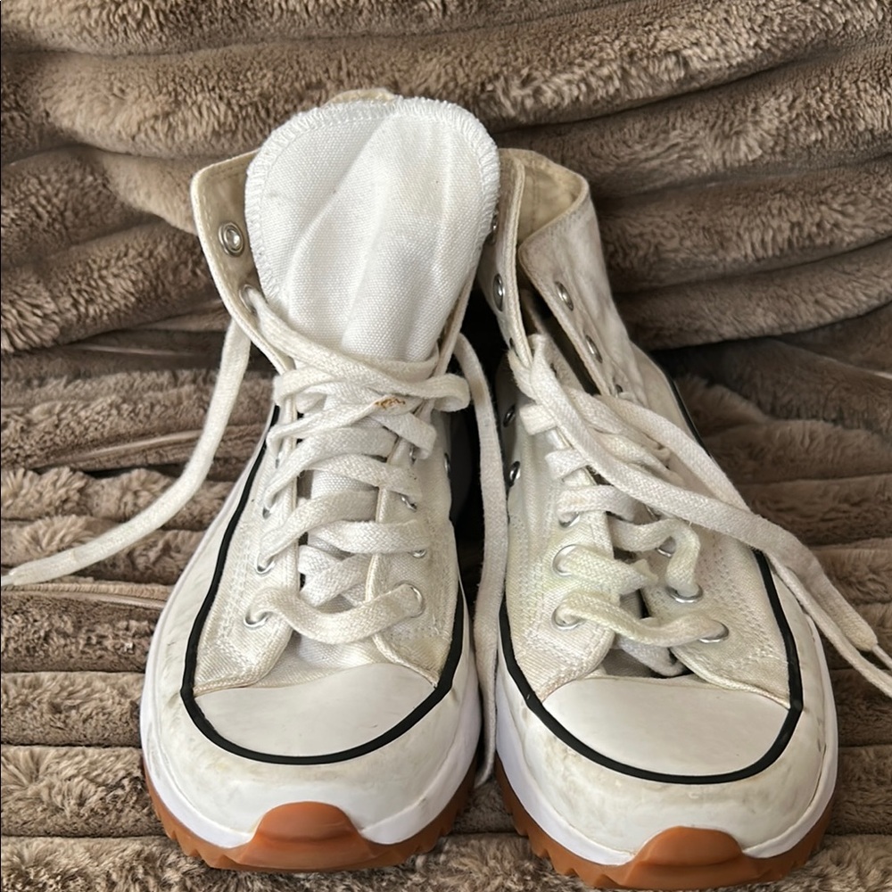 Converse White and Black Sneakers